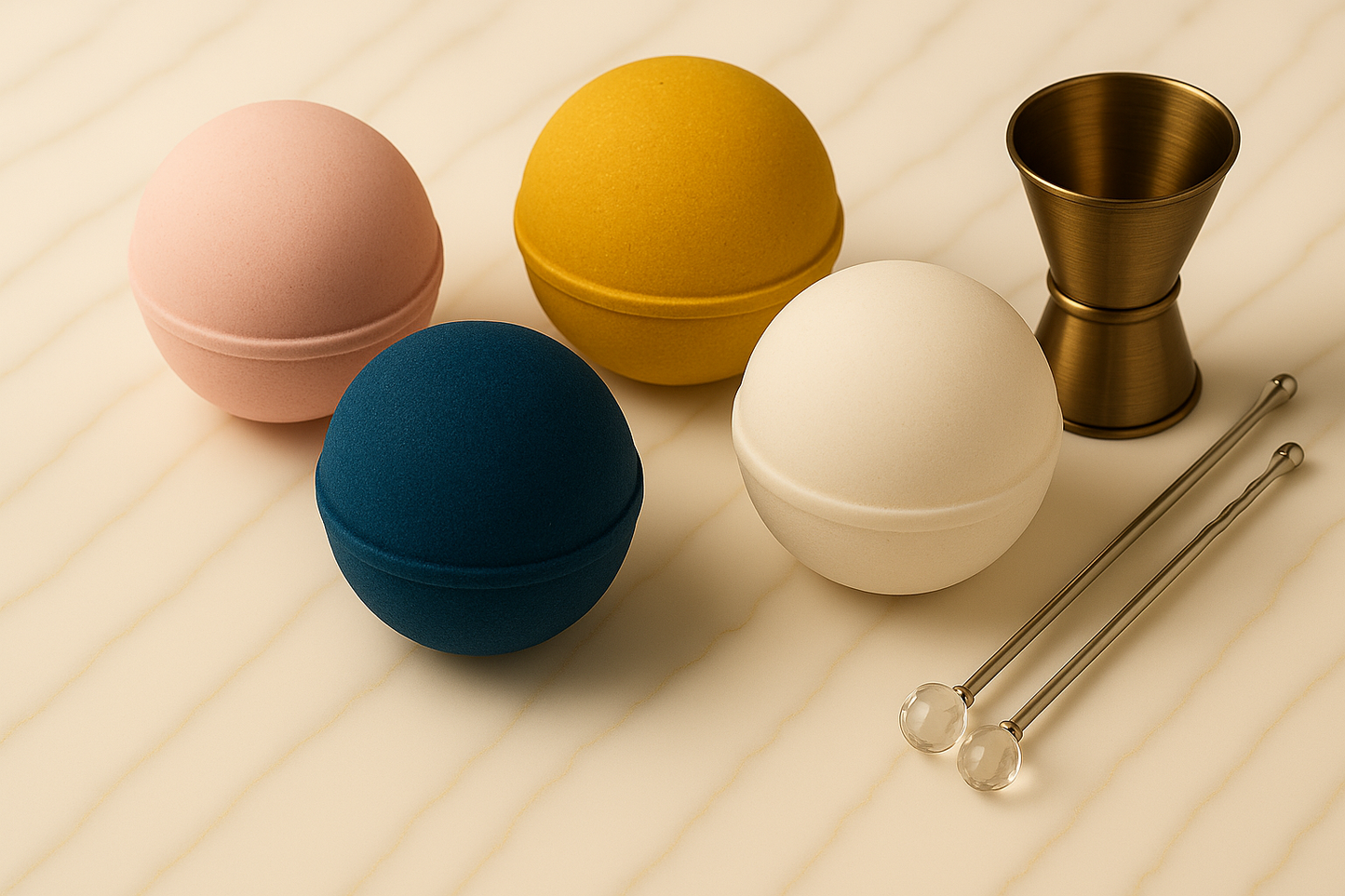 remove ingredients from top of the ball